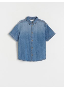 Reserved - Jeansowa koszula - niebieski ze sklepu Reserved w kategorii Koszule chłopięce - zdjęcie 171260052