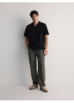 Reserved - Koszula comfort z modalem - czarny ze sklepu Reserved w kategorii Koszule męskie - zdjęcie 171260070
