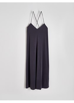 Reserved - Sukienka maxi z modalu - ciemnoszary ze sklepu Reserved w kategorii Sukienki - zdjęcie 171260173