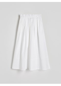 Reserved - Rozkloszowana spódnica midi - biały ze sklepu Reserved w kategorii Spódnice - zdjęcie 171260180