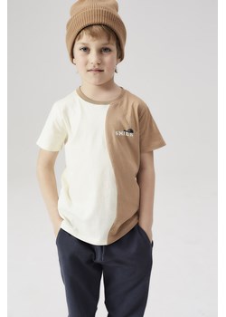 Bawełniany t-shirt dla chłopca - SMILE - 5.10.15. ze sklepu 5.10.15 w kategorii T-shirty chłopięce - zdjęcie 171260692