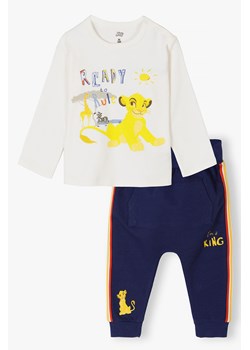 Komplet bawełnianych ubrań dla dziecka Król Lew - spodnie i bluzka ze sklepu 5.10.15 w kategorii Komplety niemowlęce - zdjęcie 171260703