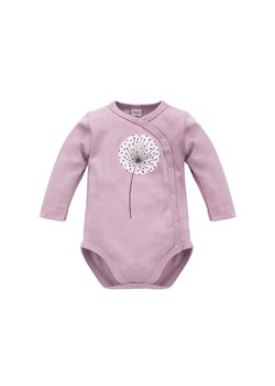 Różowe bawełniane body niemowlęce kopertowe ze sklepu 5.10.15 w kategorii Body niemowlęce - zdjęcie 171260704