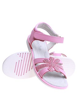 Różowe sandały dziewczęce na rzepy /A1-2 16043  T186/ ze sklepu Pantofelek24.pl w kategorii Sandały dziecięce - zdjęcie 171262180