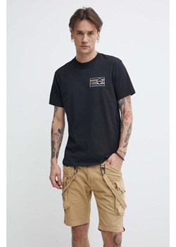 Billabong t-shirt bawełniany Adventure Division męski kolor czarny z nadrukiem ABYZT02299 ze sklepu ANSWEAR.com w kategorii T-shirty męskie - zdjęcie 171263031