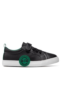 Sneakersy Big Star Shoes FF374087 Black/Green ze sklepu eobuwie.pl w kategorii Trampki dziecięce - zdjęcie 171263920