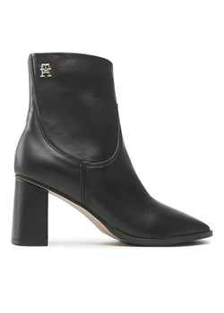 Botki Tommy Hilfiger Soft Square Toe Ankle FW0FW06838 Black BDS ze sklepu eobuwie.pl w kategorii Botki - zdjęcie 171264090