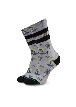 Skarpety wysokie unisex Stance Surfing Monkey A556A21SMK Grey ze sklepu eobuwie.pl w kategorii Skarpetki męskie - zdjęcie 171264551