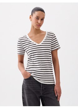 GAP Koszulka w kolorze czarno-białym ze sklepu Limango Polska w kategorii Bluzki damskie - zdjęcie 171269264
