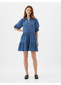 GAP Sukienka dżinsowa w kolorze niebieskim ze sklepu Limango Polska w kategorii Sukienki - zdjęcie 171269344