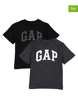 GAP Koszulki (2 szt.) w kolorze czarnym ze sklepu Limango Polska w kategorii T-shirty chłopięce - zdjęcie 171269450