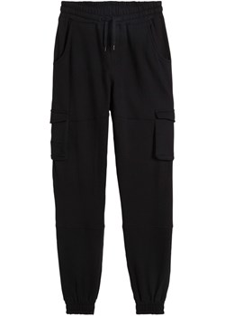 Spodnie chłopięce bojówki sportowe  z bawełny organicznej ze sklepu bonprix w kategorii Spodnie chłopięce - zdjęcie 171271183