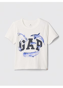 GAP Koszulka w kolorze białym ze sklepu Limango Polska w kategorii Koszulki niemowlęce - zdjęcie 171273110