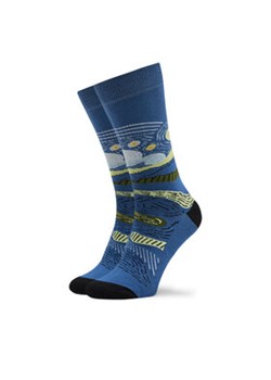 Curator Socks Skarpety wysokie unisex Starry Niebieski ze sklepu MODIVO w kategorii Skarpetki damskie - zdjęcie 171274004