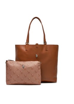 U.S. Polo Assn. Torebka BIUM16294WVP500 Brązowy ze sklepu MODIVO w kategorii Torby Shopper bag - zdjęcie 171274060