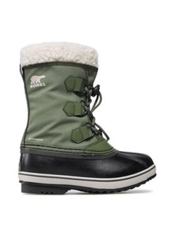 Sorel Śniegowce Yoot Pac Nylon Wp NY1962 Zielony ze sklepu MODIVO w kategorii Buty zimowe dziecięce - zdjęcie 171275130