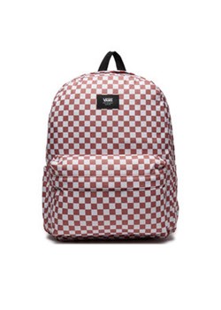 Vans Plecak Old Skool Check Backpack VN000H4XCHO1 Różowy ze sklepu MODIVO w kategorii Plecaki - zdjęcie 171275151