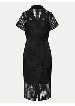 DKNY Sukienka koszulowa DD4AH552 Czarny Regular Fit ze sklepu MODIVO w kategorii Sukienki - zdjęcie 171275404
