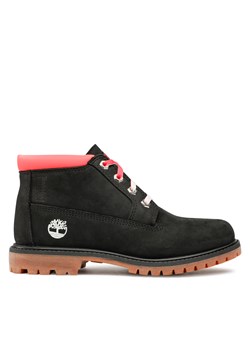 Trapery Timberland Nellie Chukka Double TB0A44GJ0011 Black Nubuck W Pink ze sklepu eobuwie.pl w kategorii Workery damskie - zdjęcie 171276603