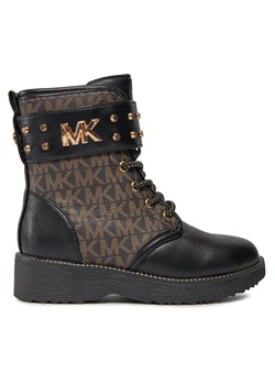 Trapery MICHAEL Michael Kors Haskell Studs MK100794 Black/Brown ze sklepu eobuwie.pl w kategorii Buty zimowe dziecięce - zdjęcie 171277411