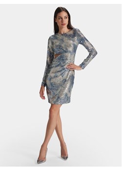 Swing Sukienka koktajlowa 5AG11700 Niebieski Slim Fit ze sklepu MODIVO w kategorii Sukienki - zdjęcie 171278233