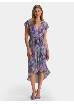 Swing Sukienka koktajlowa 5AG14300 Fioletowy Regular Fit ze sklepu MODIVO w kategorii Sukienki - zdjęcie 171278484