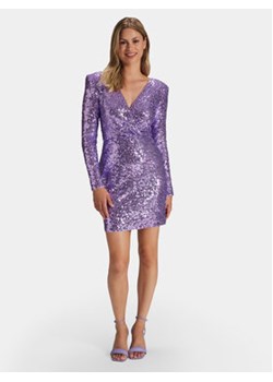 Swing Sukienka koktajlowa 5AG13800 Fioletowy Slim Fit ze sklepu MODIVO w kategorii Sukienki - zdjęcie 171278492