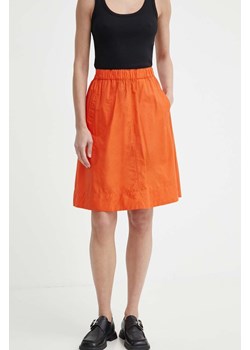 Marc O&apos;Polo spódnica kolor pomarańczowy mini rozkloszowana 403104120167 ze sklepu ANSWEAR.com w kategorii Spódnice - zdjęcie 171279822