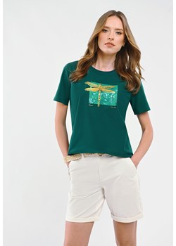 Bluzka z nadrukiem, Comfort Fit, T-CHRISTIE ze sklepu Volcano.pl w kategorii Bluzki damskie - zdjęcie 171279872