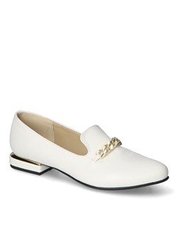 Lordsy For-but 130 Białe mat ze sklepu Arturo-obuwie w kategorii Mokasyny damskie - zdjęcie 171280021