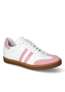 Sneakersy Lewski 3484 Białe/Różowe lico ze sklepu Arturo-obuwie w kategorii Trampki damskie - zdjęcie 171280113