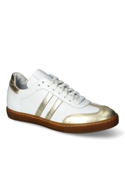 Sneakersy Lewski 3484 Białe/Złote lico ze sklepu Arturo-obuwie w kategorii Trampki damskie - zdjęcie 171280121