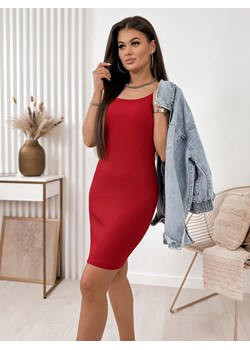 sukienka ponchi czerwona m/38 ze sklepu UBRA w kategorii Sukienki - zdjęcie 171280462