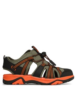 Sandały Hi-Tec Sanev Jr AVSSS23-HT-CN-01 Black/Khaki/Orange ze sklepu eobuwie.pl w kategorii Sandały dziecięce - zdjęcie 171282140