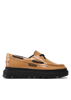 Półbuty Timberland Ray City Boat Shoe TB0A5WKRD021 Wheat Patent Leather ze sklepu eobuwie.pl w kategorii Półbuty damskie - zdjęcie 171283183