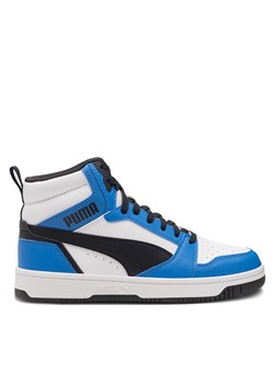 Sneakersy Puma Rebound V6 Mid Jr* 393831 06 Niebieski ze sklepu eobuwie.pl w kategorii Buty sportowe damskie - zdjęcie 171283891