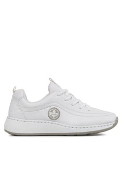 Sneakersy Rieker N5504-80 Biały ze sklepu eobuwie.pl w kategorii Buty sportowe damskie - zdjęcie 171284253