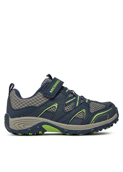 Trekkingi Merrell M-Trail MK261237 Chaser/Navy/Green ze sklepu eobuwie.pl w kategorii Buty sportowe dziecięce - zdjęcie 171284431