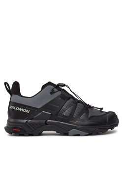 Sneakersy Salomon X Ultra 4 413856 27 00 Quiet Shade/Black/Quiet Shade ze sklepu eobuwie.pl w kategorii Buty trekkingowe męskie - zdjęcie 171285772