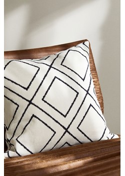 H & M - Wzorzysta poszewka na poduszkę - Beżowy ze sklepu H&M w kategorii Poszewki na poduszki - zdjęcie 171286054