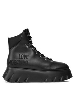 LOVE MOSCHINO Botki JA21116G0HIA700A Czarny ze sklepu MODIVO w kategorii Workery damskie - zdjęcie 171291311