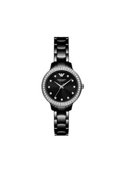 Emporio Armani Zegarek Ceramic AR70008 Czarny ze sklepu MODIVO w kategorii Zegarki - zdjęcie 171292300