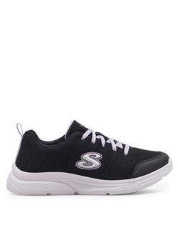 Skechers Sneakersy WAVY LITES 303523L BLK Czarny ze sklepu MODIVO w kategorii Buty sportowe dziecięce - zdjęcie 171292694