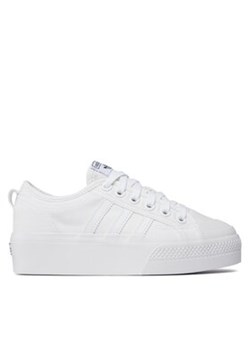 adidas Sneakersy Nizza Platform W FV5322 Biały ze sklepu MODIVO w kategorii Trampki damskie - zdjęcie 171292891
