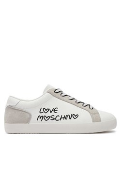 LOVE MOSCHINO Sneakersy JA15512G0IIAC10A Biały ze sklepu MODIVO w kategorii Trampki damskie - zdjęcie 171293813