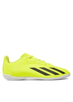 Buty adidas X Crazyfast Club Indoor Boots IF0710 Żółty ze sklepu eobuwie.pl w kategorii Buty sportowe dziecięce - zdjęcie 171295204