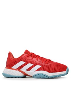 Buty adidas Barricade Tennis Shoes HP9696 Czerwony ze sklepu eobuwie.pl w kategorii Buty sportowe dziecięce - zdjęcie 171295260