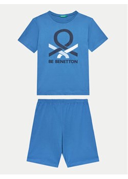 United Colors Of Benetton Piżama 30960P06S Niebieski Regular Fit ze sklepu MODIVO w kategorii Piżamy dziecięce - zdjęcie 171297552