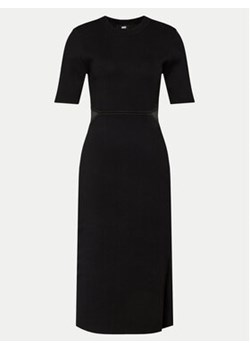 DKNY Sukienka dzianinowa P4AUAN33 Czarny Slim Fit ze sklepu MODIVO w kategorii Sukienki - zdjęcie 171297561
