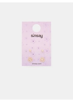 Sinsay - Kolczyki 2 pack - złoty ze sklepu Sinsay w kategorii Kolczyki - zdjęcie 171298253
